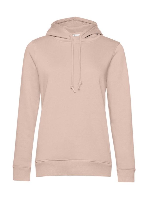 Organic Inspire Hooded Women Kleur Soft Rose