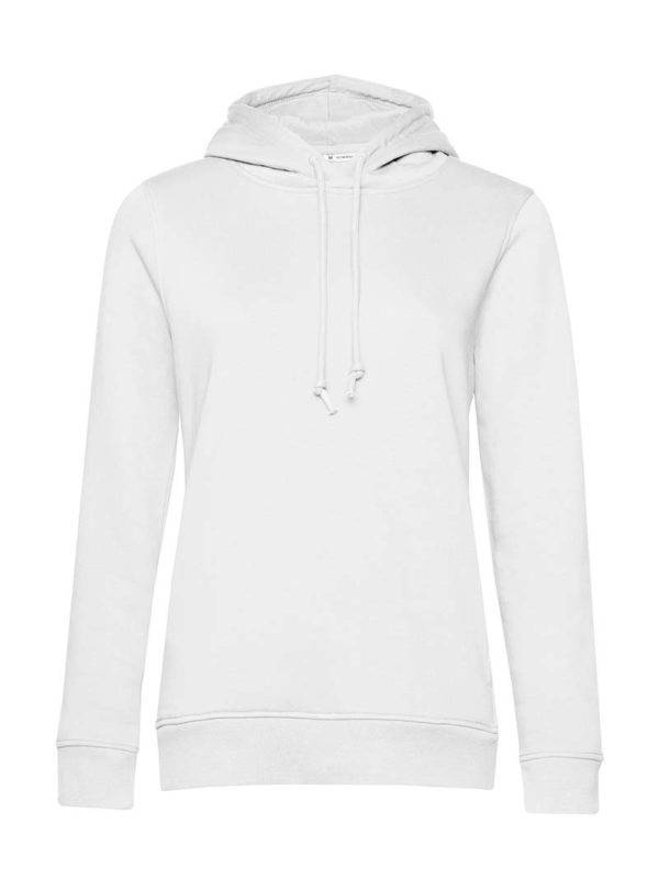 Organic Inspire Hooded Women Kleur White