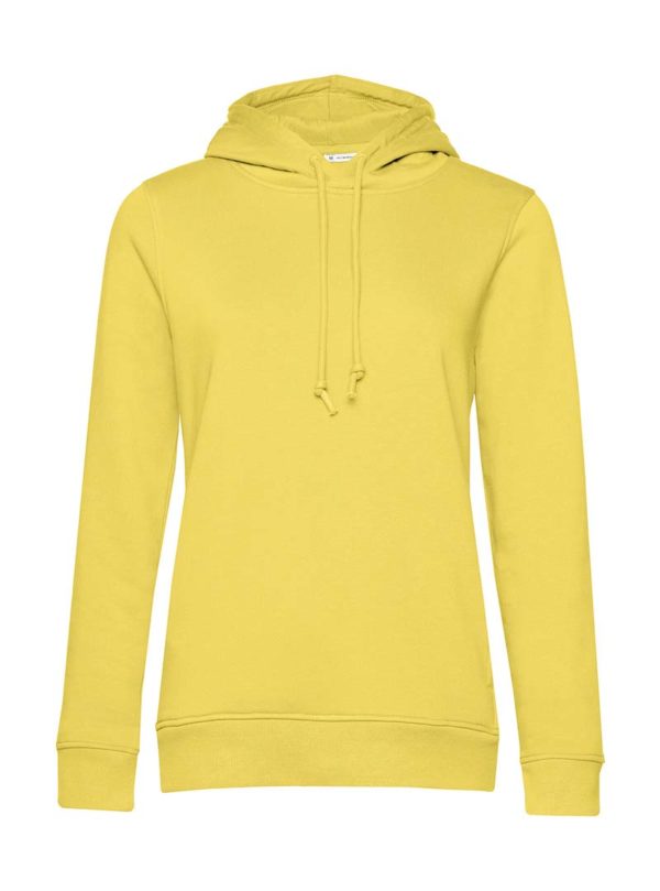 Organic Inspire Hooded Women Kleur Yellow Fizz