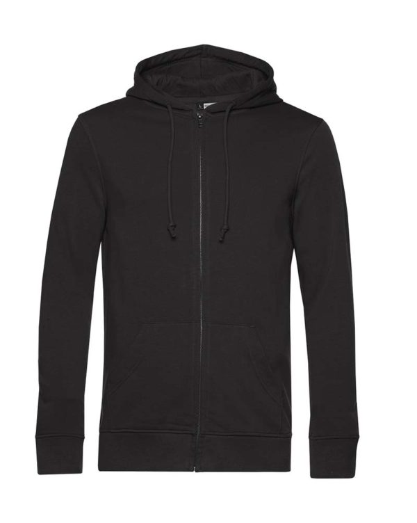 Organic Inspire Zipped Hood Kleur Black Pure