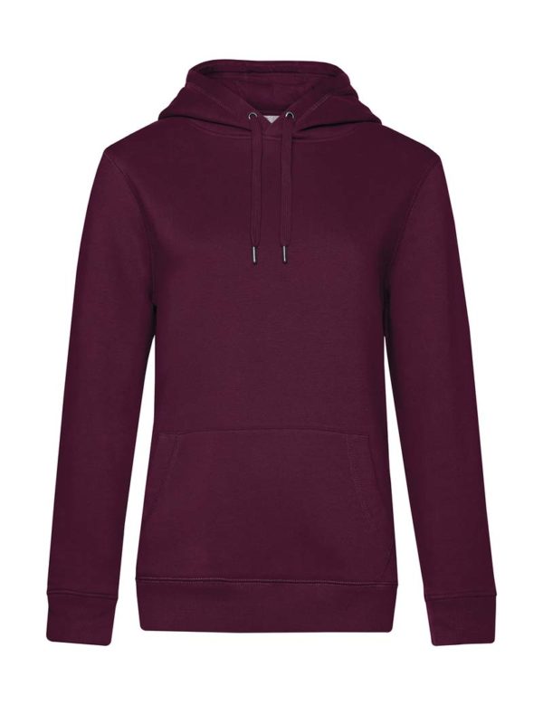 QUEEN Hooded Women Kleur Dark Cherry