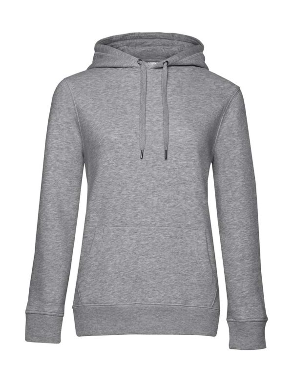 QUEEN Hooded Women Kleur Heather Grey