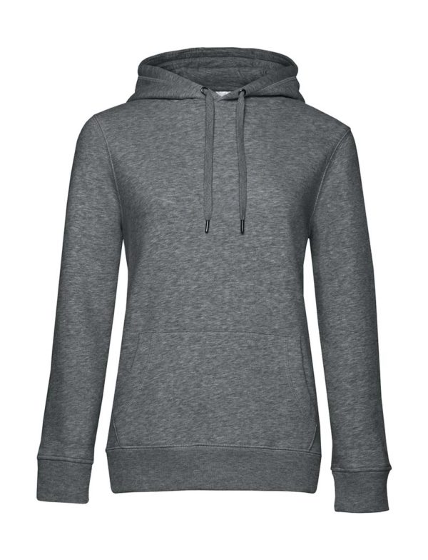 QUEEN Hooded Women Kleur Heather Mid Grey