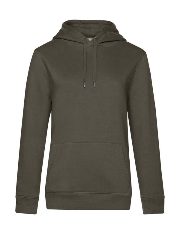 QUEEN Hooded Women Kleur Khaki