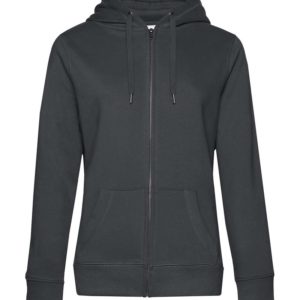 QUEEN Zipped Hooded /women,merk B&C