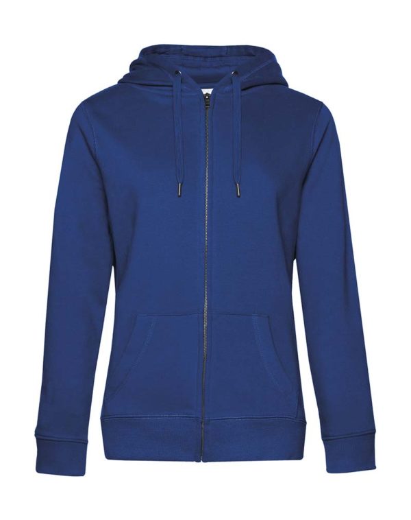 QUEEN Zipped Hooded Women Kleur Royal