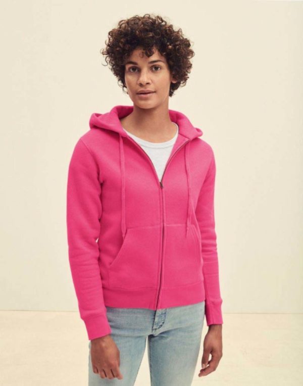 254.01 Premium Hooded Sweat Jacket Lady Fit