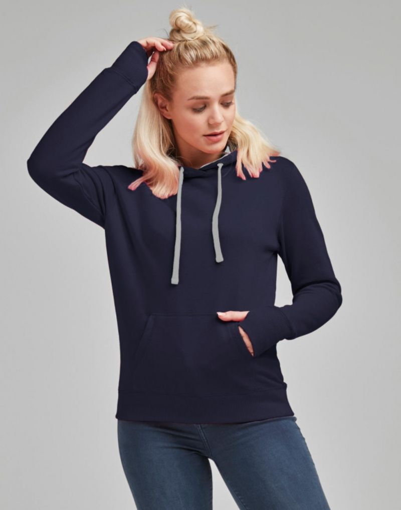 254.52 Ladies Contrast Hoodie