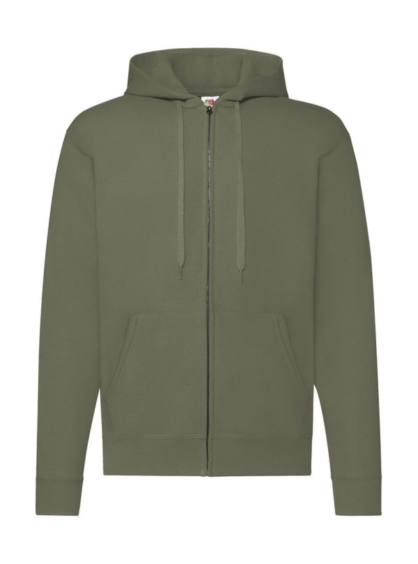 Classic Hooded Sweat Jacket Kleur Classic Olive