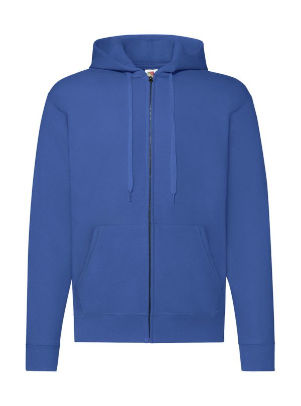 Classic Hooded Sweat Jacket Kleur Royal Blue