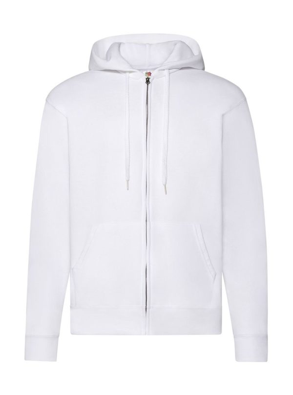 Classic Hooded Sweat Jacket Kleur White