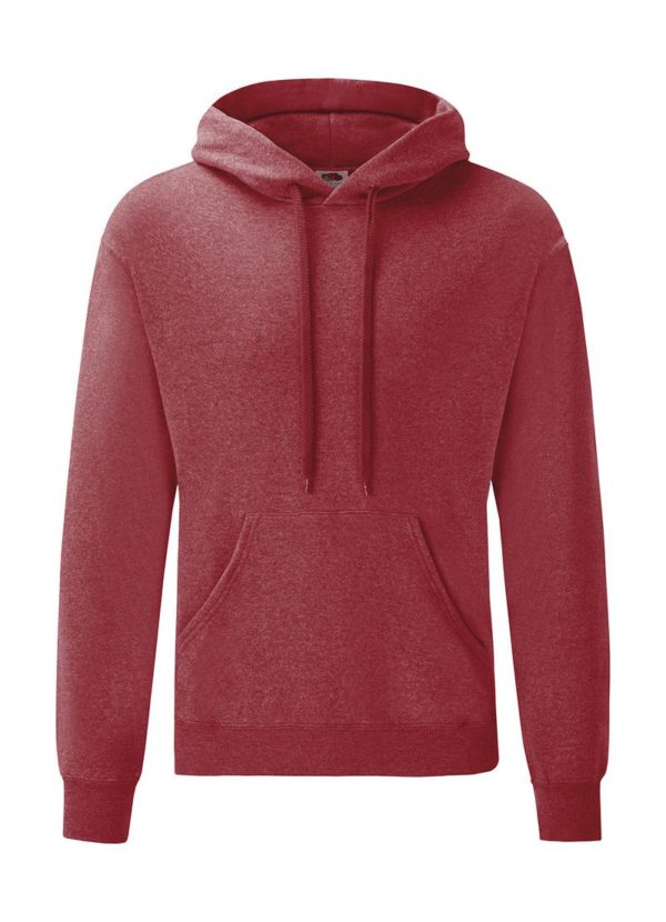 Classic Hooded Sweat Kleur Heather Red