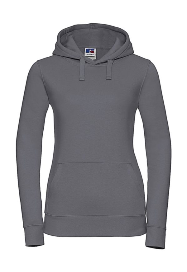 Ladies Authentic Hooded Sweat Kleur Convoy Grey