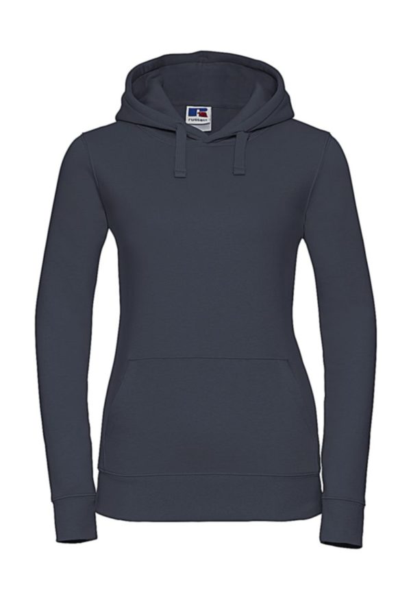 Ladies Authentic Hooded Sweat Kleur French Navy