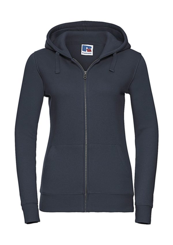 Ladies Authentic Zipped Hood Kleur French Navy