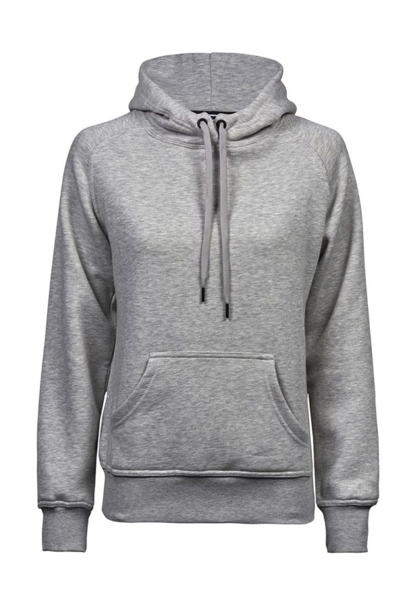 Ladies Hooded Sweat Kleur Heather Grey