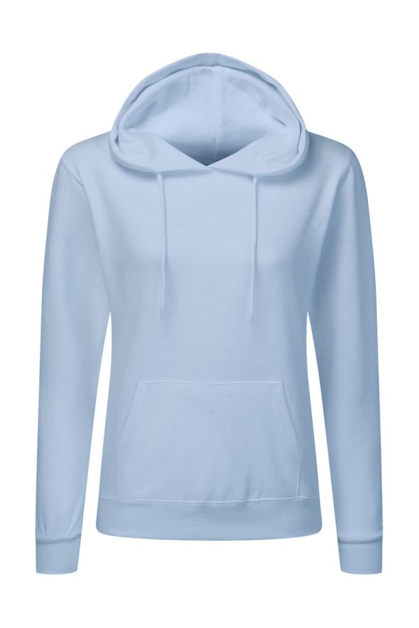 Ladies Hooded Sweatshirt Kleur Sky