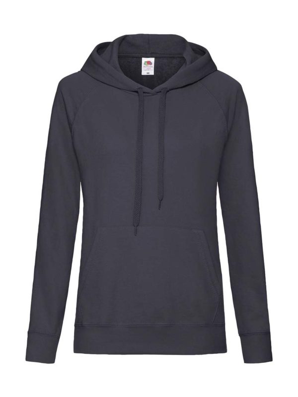 Ladies Lightweight Hooded Sweat Kleur Deep Navy