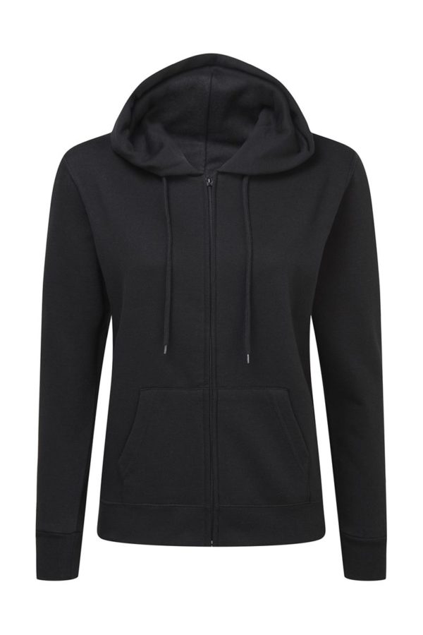 Ladies Zip Hood Kleur Black