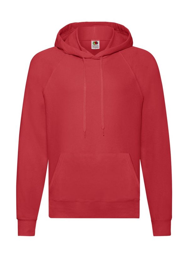 Lightweight Hooded Sweat Kleur Red