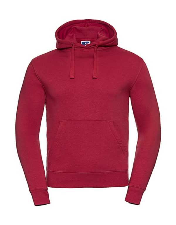 Mens Authentic Hooded Sweat Kleur Classic Red