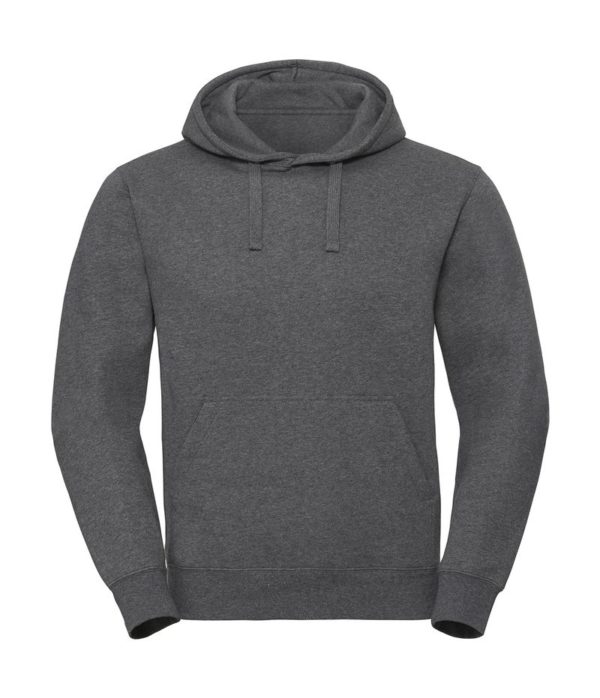 Mens Authentic Melange Hooded Sweat Kleur Carbon Melange