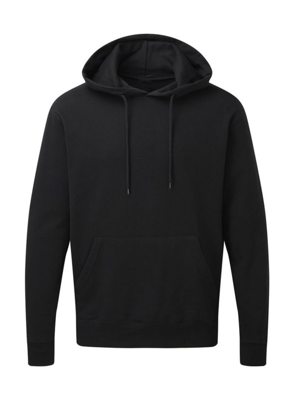 Mens Hooded Sweatshirt Kleur Dark Black