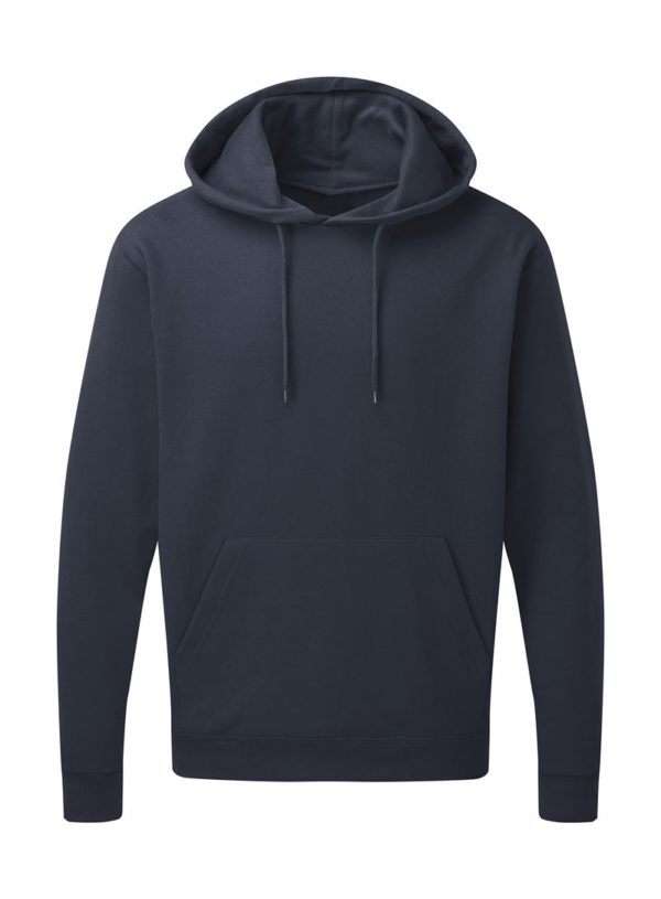 Mens Hooded Sweatshirt Kleur Denim