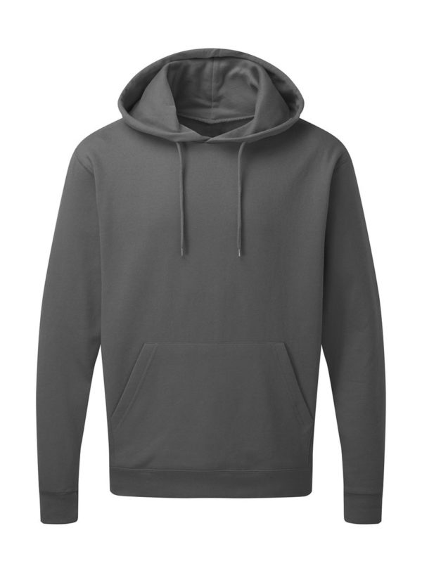 Mens Hooded Sweatshirt Kleur Grey