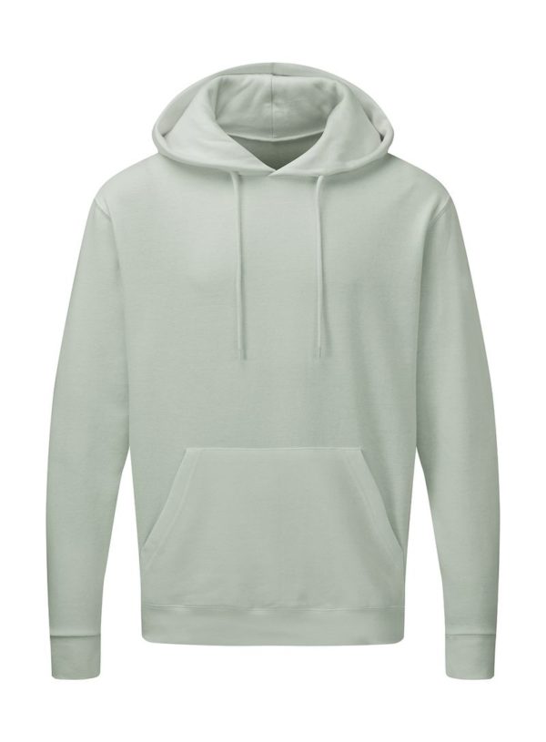 Mens Hooded Sweatshirt Kleur Mercury Grey
