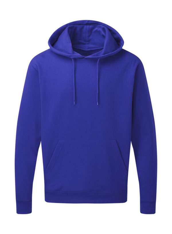 Mens Hooded Sweatshirt Kleur Royal Blue