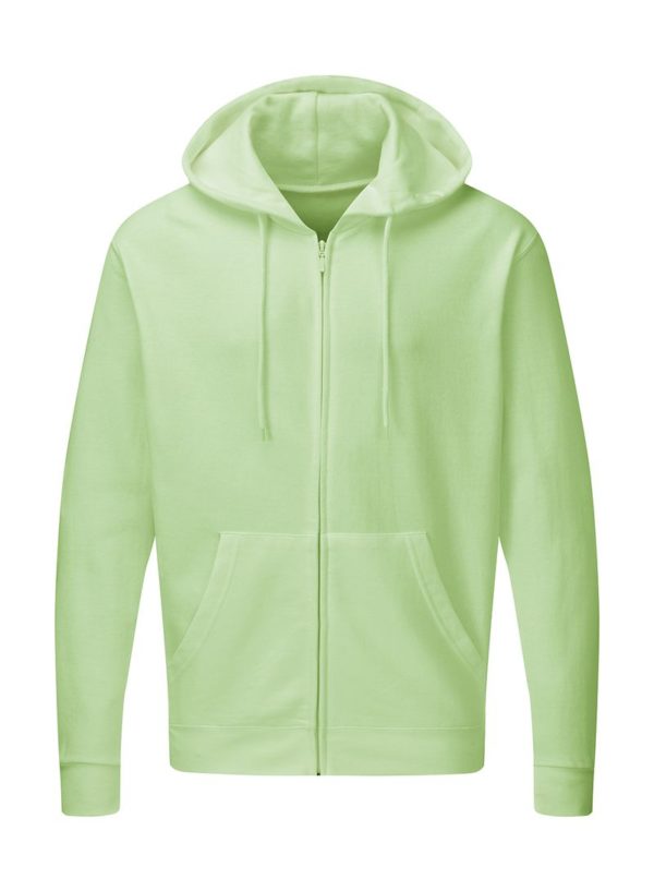 Mens Zip Hood Kleur Neo Mint