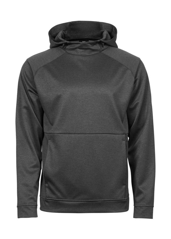 Performance Hoodie Kleur Dark Grey Melange