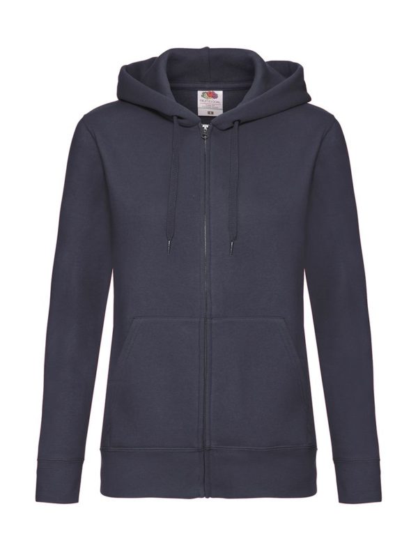 Premium Hooded Sweat Jacket Lady Fit Kleur Deep Navy