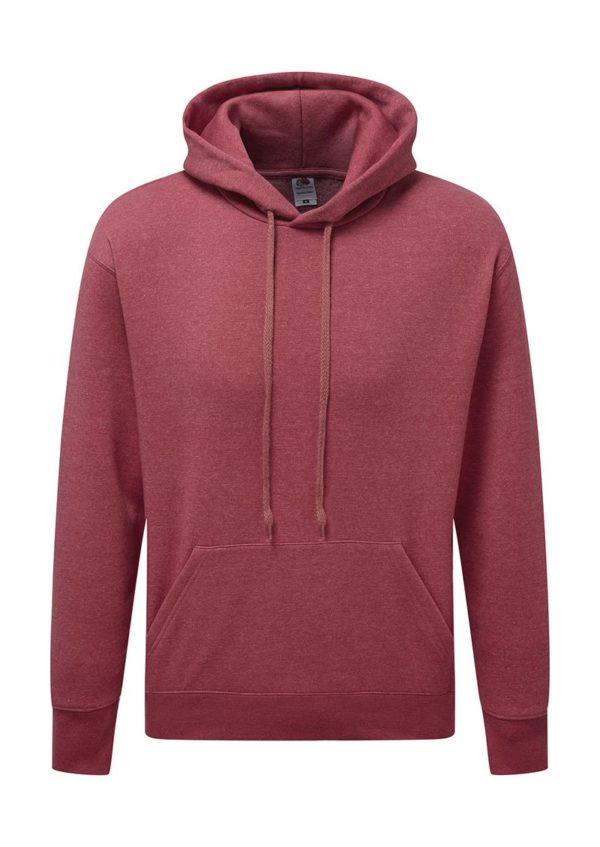 Premium Hooded Sweat Kleur Heather Red