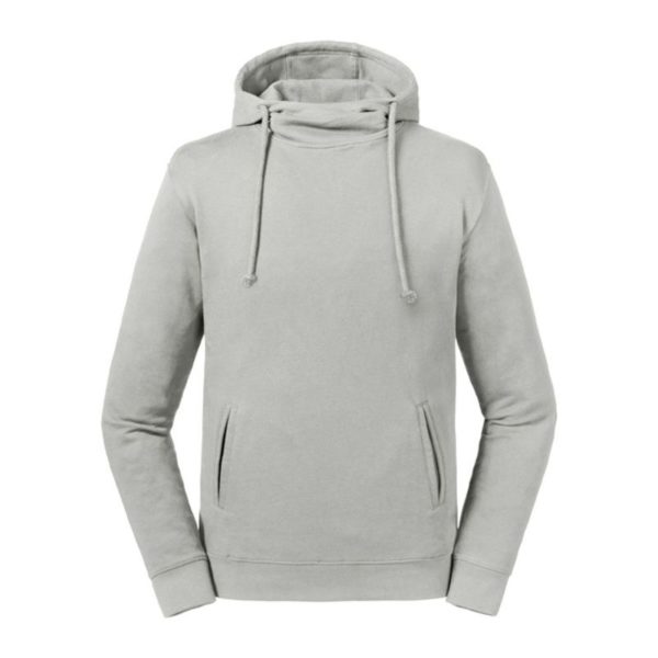 Pure Organic High Collar Hooded Sweat Kleur Stone