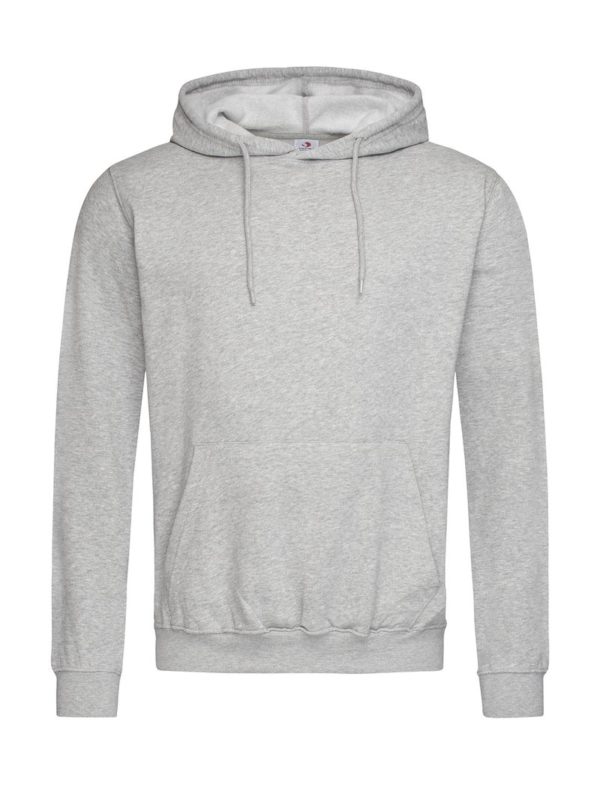 Sweat Hoodie Classic Kleur Grey Heather