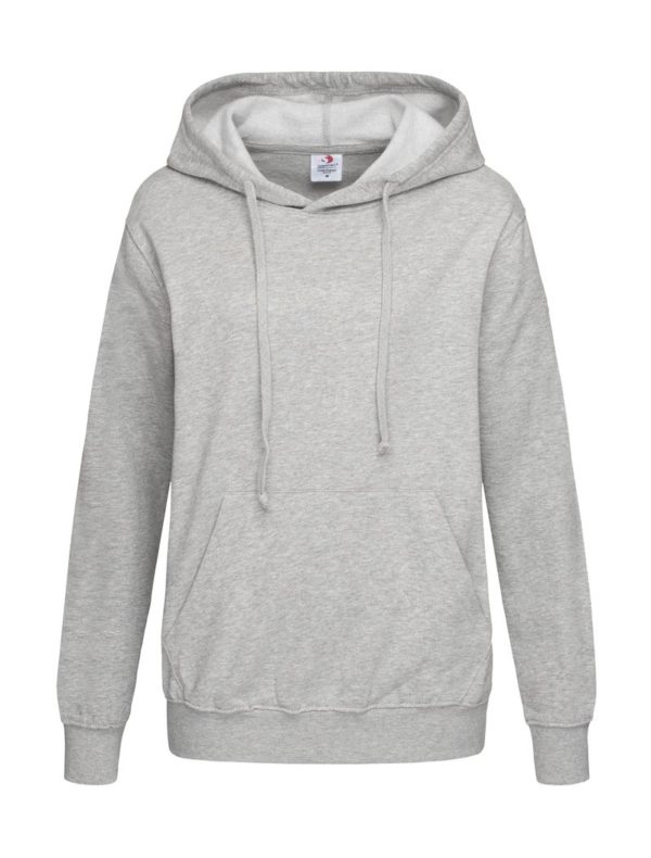 Sweat Hoodie Classic Women Kleur Grey Heather