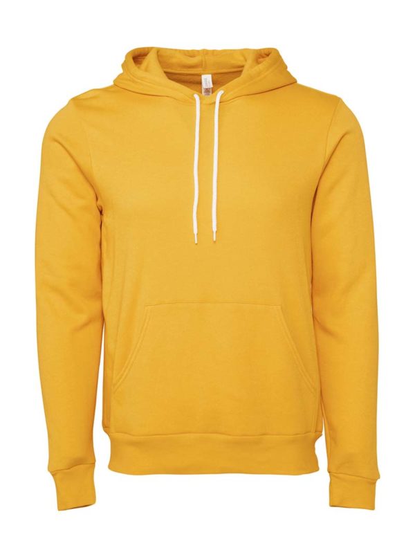 Unisex Poly Cotton Pullover Hoodie Kleur Gold