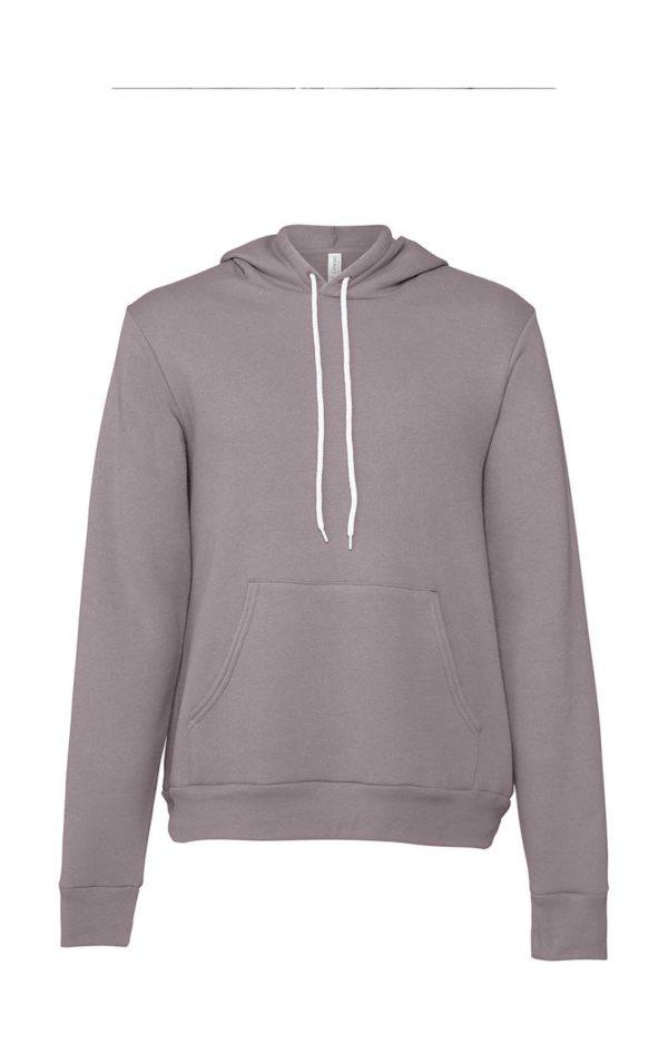 Unisex Poly Cotton Pullover Hoodie Kleur Storm