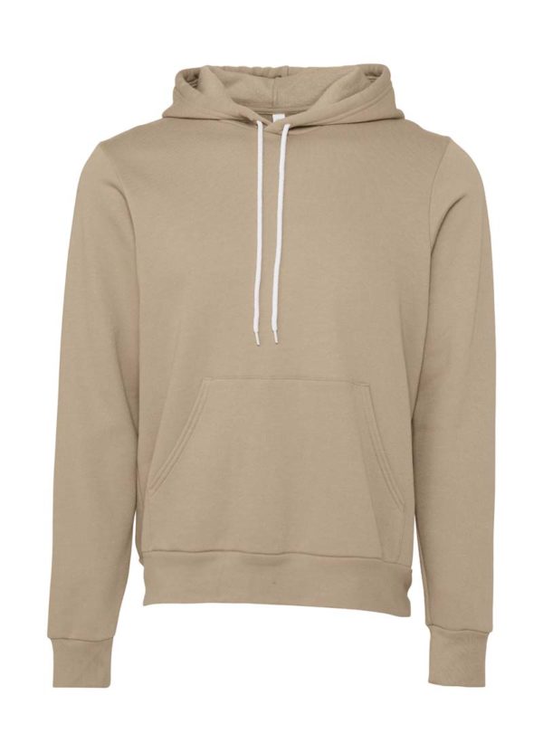 Unisex Poly Cotton Pullover Hoodie Kleur Tan