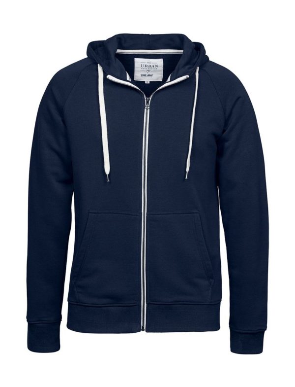 Urban Zip Hoodie Kleur Navy