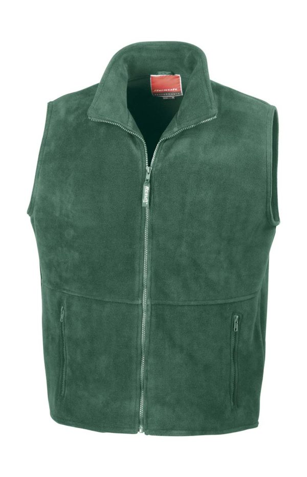 Fleece Bodywarmer Result Kleur Forest Green