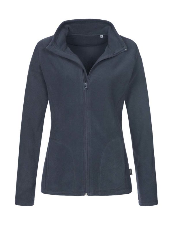 Fleece Jacket Women Kleur Blue Midnight