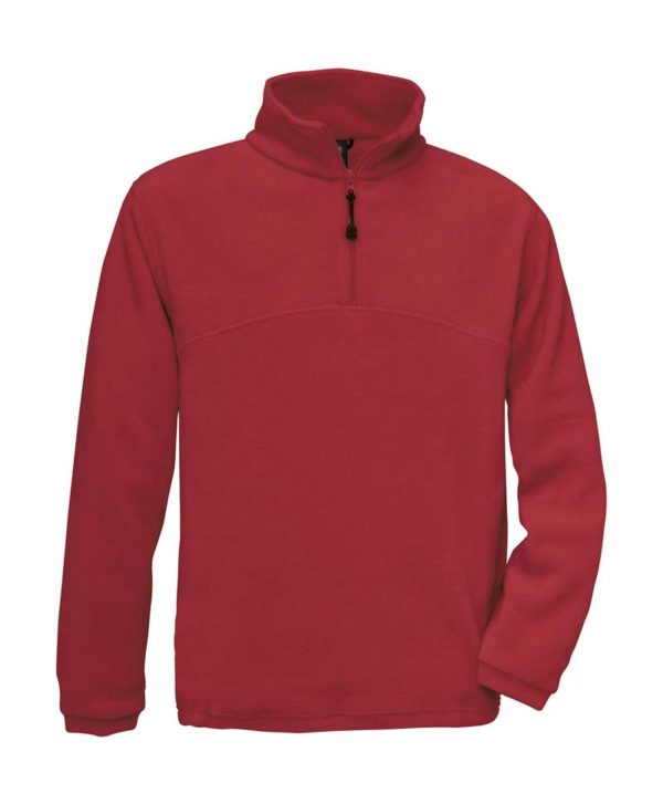 Highlander 14 Zip Fleece Top Kleur Red