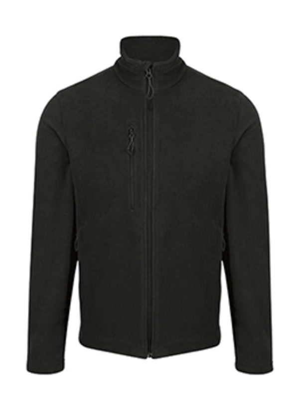 Honestly Made Recycled Full Zip Fleece Kleur Black