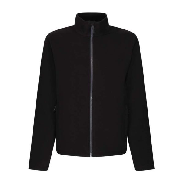 Honestly Made Recycled Full Zip Microfleece Kleur Black