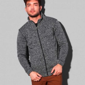 Knit Fleece Jacket ST5850,merk Stedman