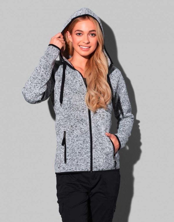 Knit Fleece Jacket Women 833.05