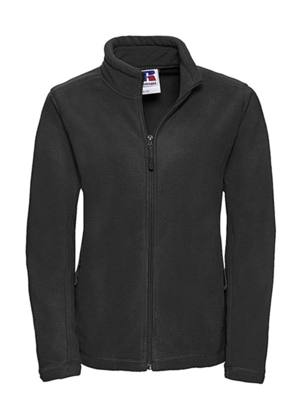 Ladies Full Zip Outdoor Fleece Kleur Black